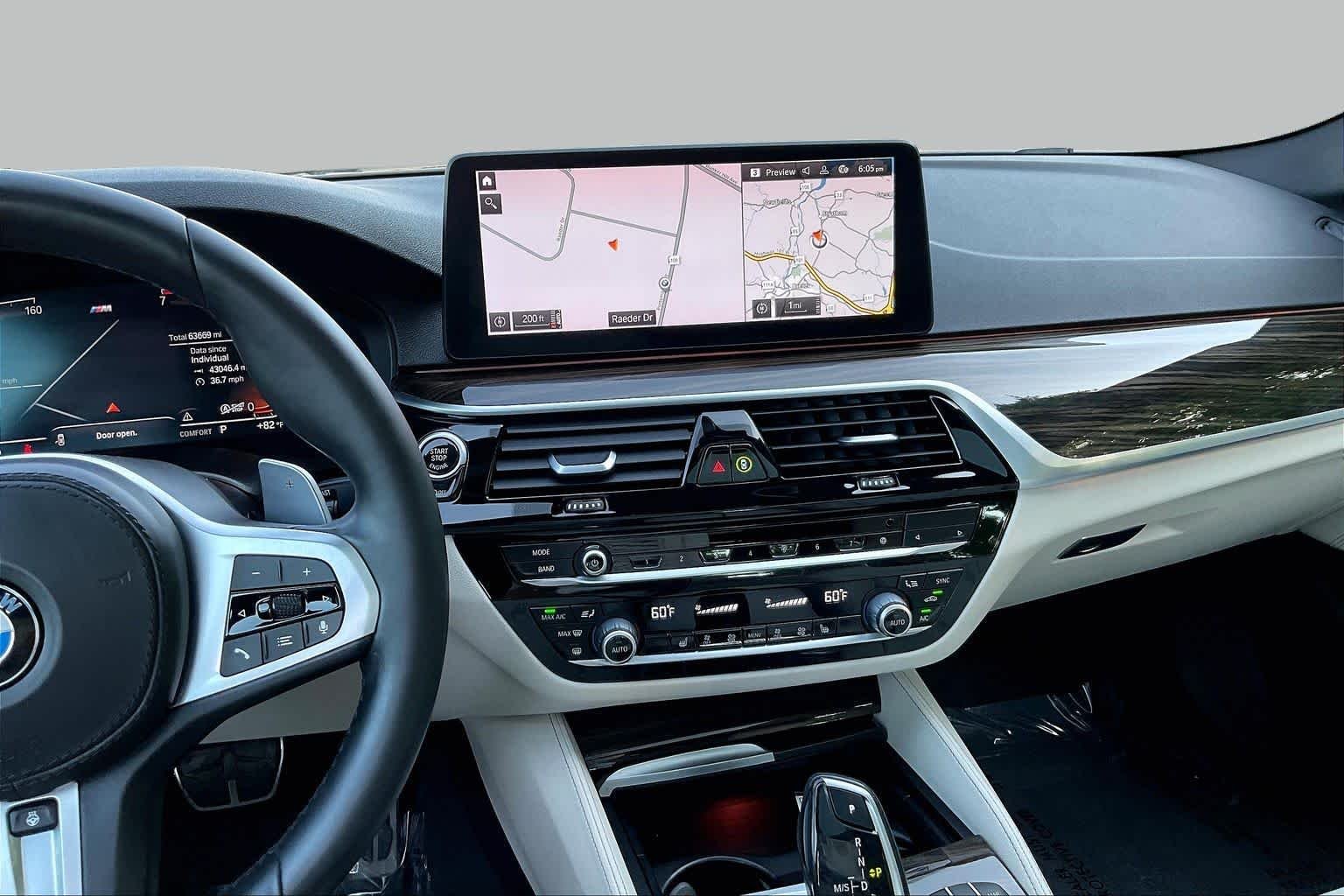 Used 2021 Bernina Grey Amber Effect Metallic BMW 530i xDrive image 6
