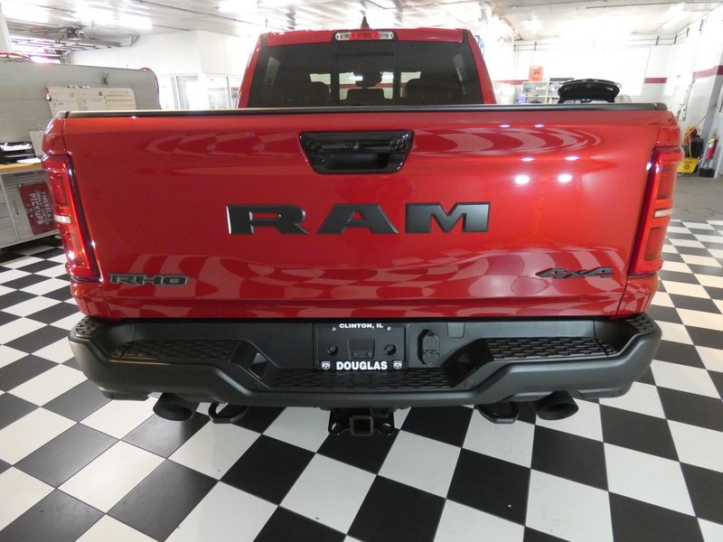 New 2026 Molten Red Pearl-Coat Exterior Paint RAM RHO 4x4 Crew Cab 5