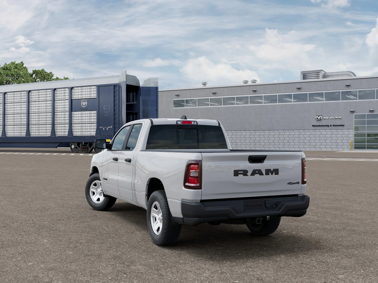New 2026 Bright White Clear-Coat Exterior Paint RAM Tradesman image 3