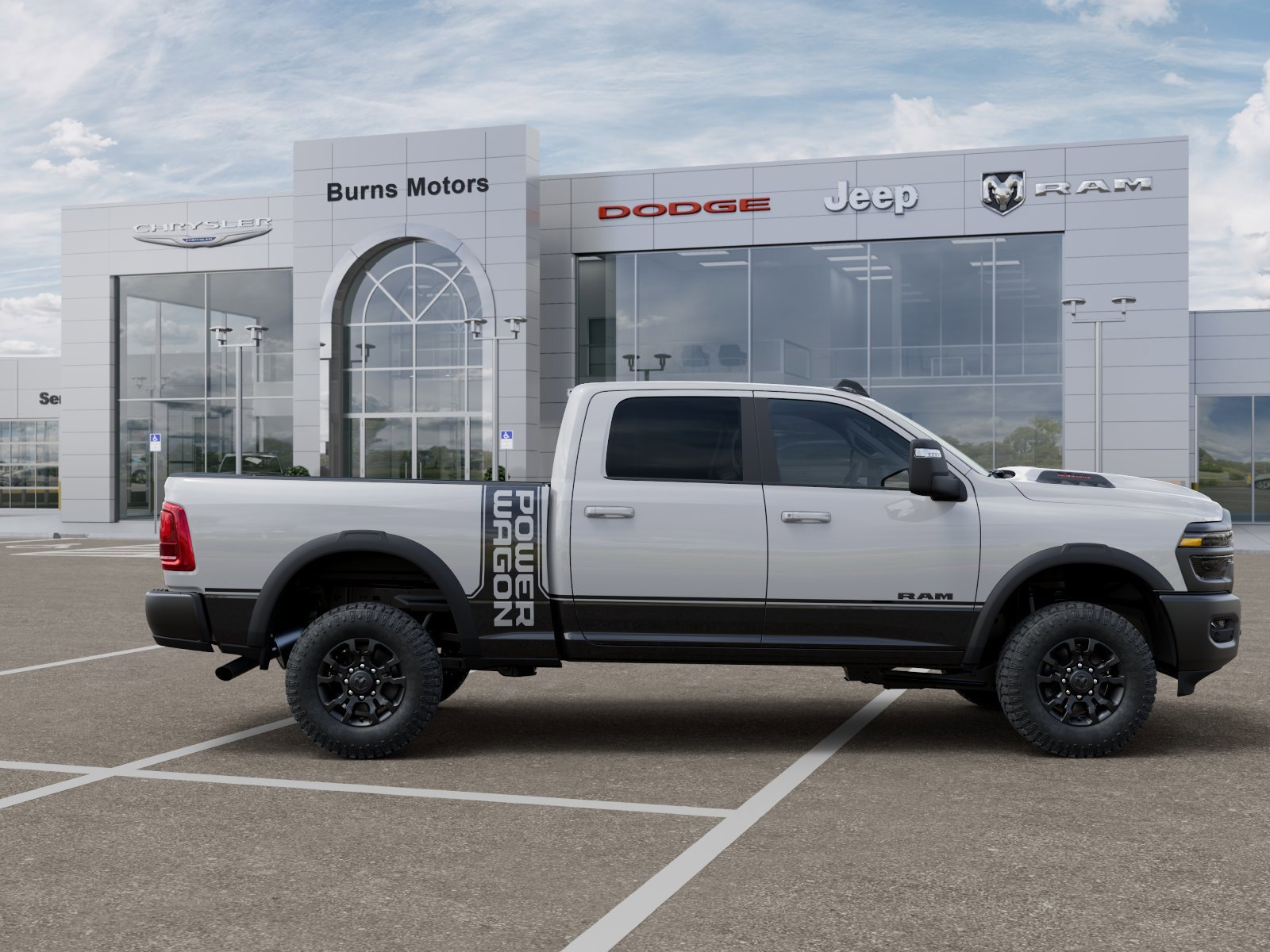 New 2026 Bright White Clear-Coat Exterior Paint RAM Power Wagon image 21