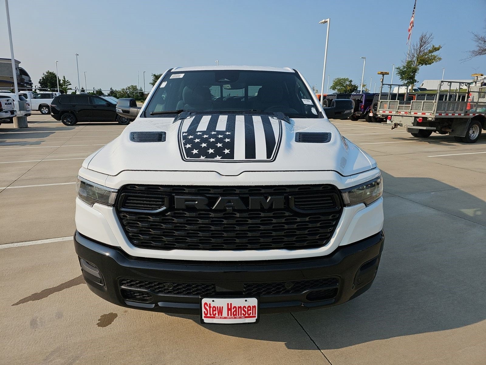 New 2026 Bright White Clearcoat Ram Big Horn image 8