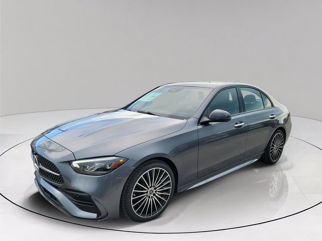 New 2026 Selenite Grey Metallic Mercedes-Benz C 300 image 3