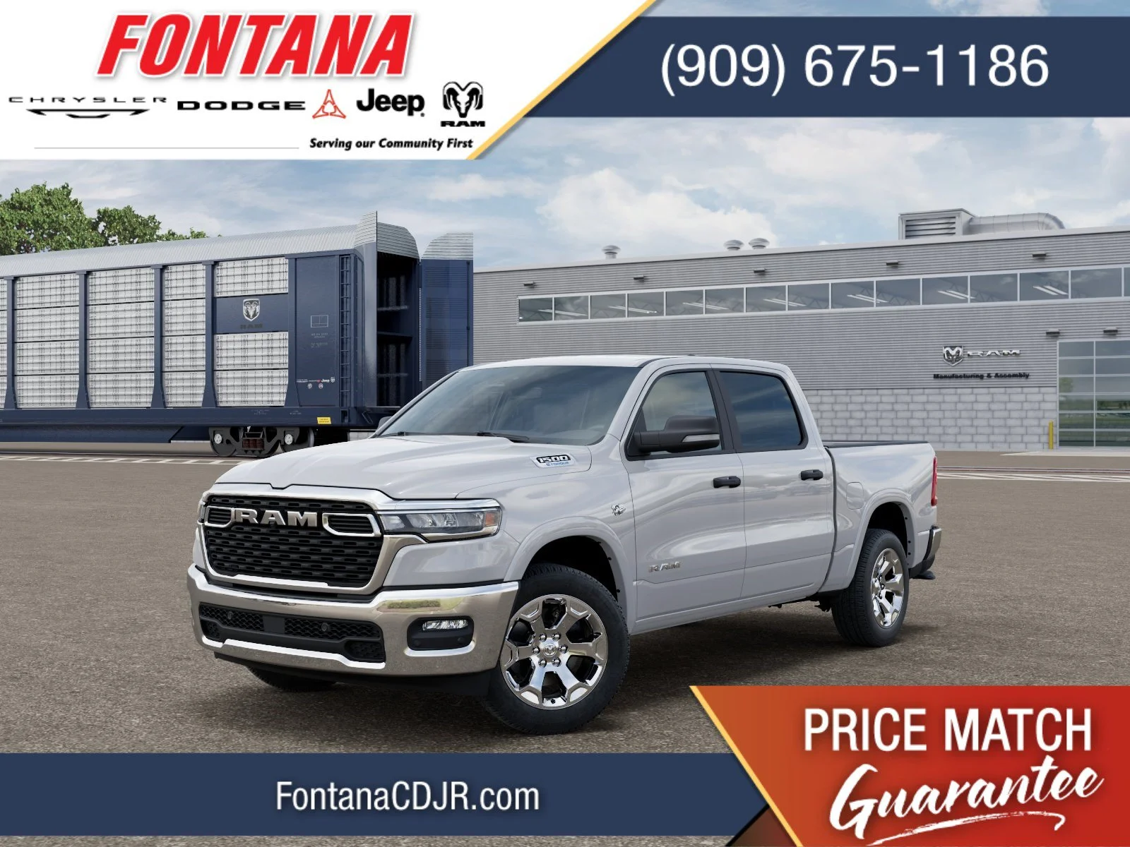 New 2026 Bright White Clearcoat RAM Big Horn/Lone Star image 1