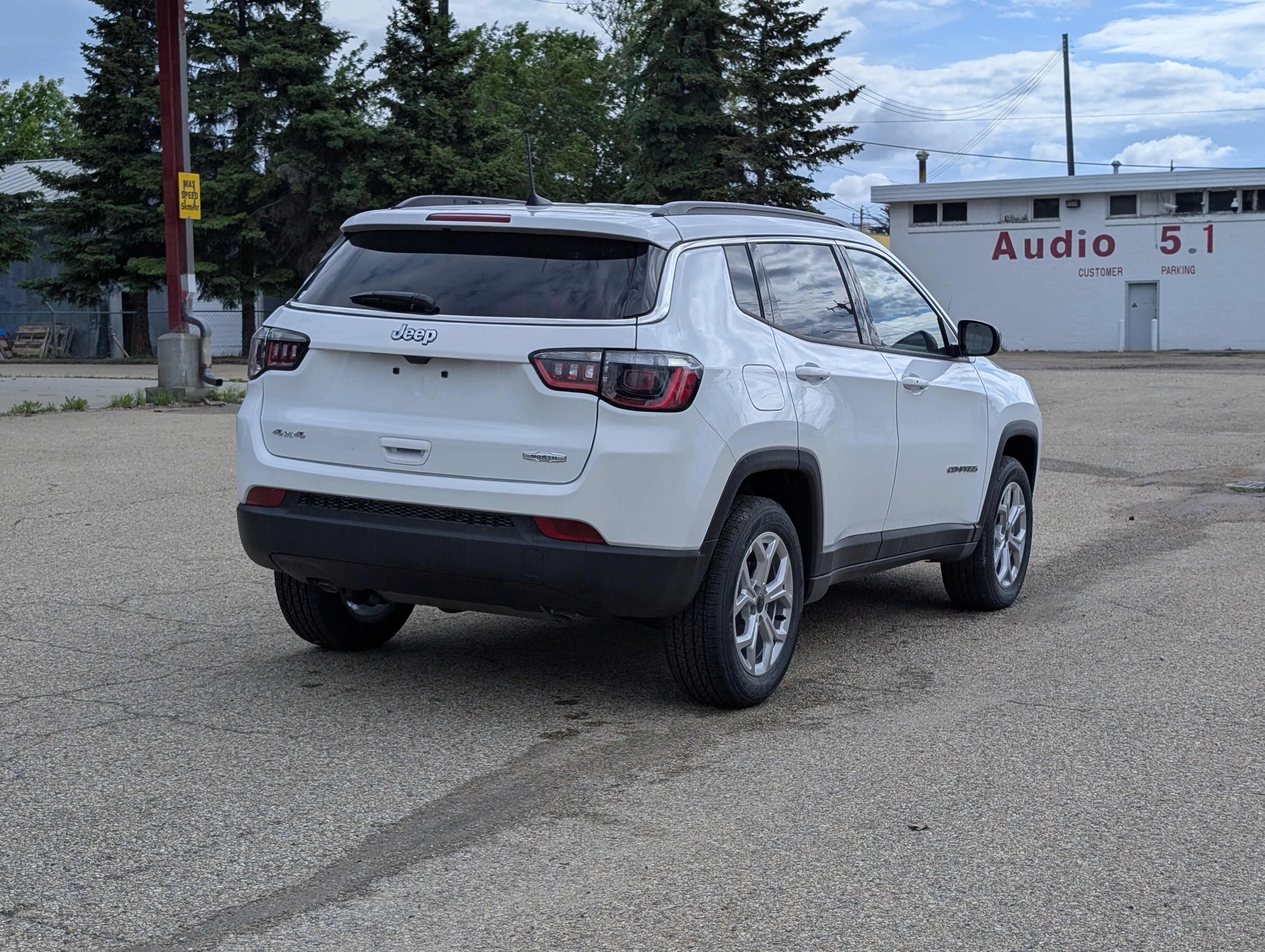 New 2026 Bright White Jeep North image 7