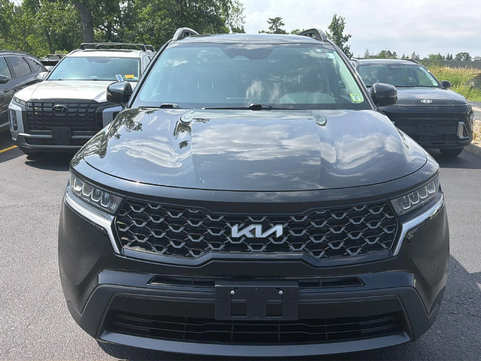 Used 2022 Ebony Black Kia X-Line S image 2