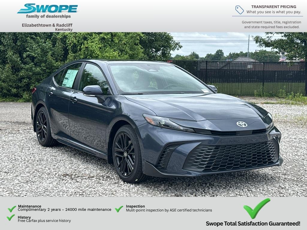 New 2026 Dark Cosmos Toyota SE image 1