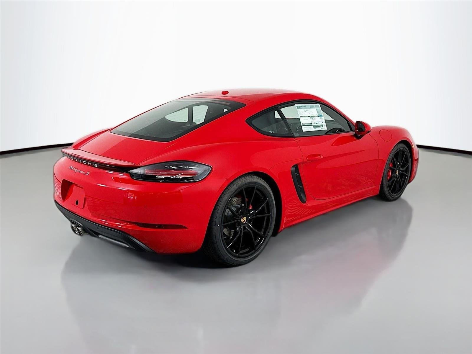 New 2025 Guards Red Porsche Cayman S image 9