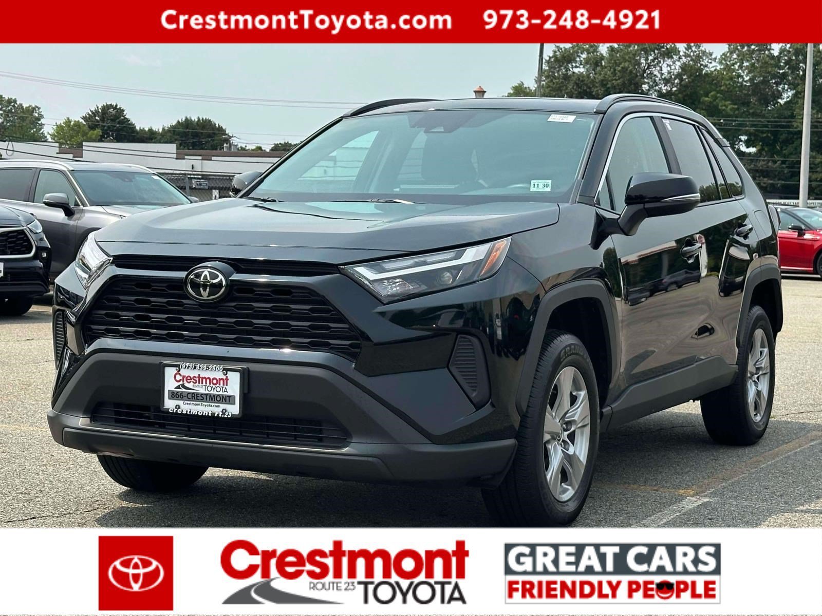 Certified Used 2025 Midnight Black Metallic Toyota XLE image 1
