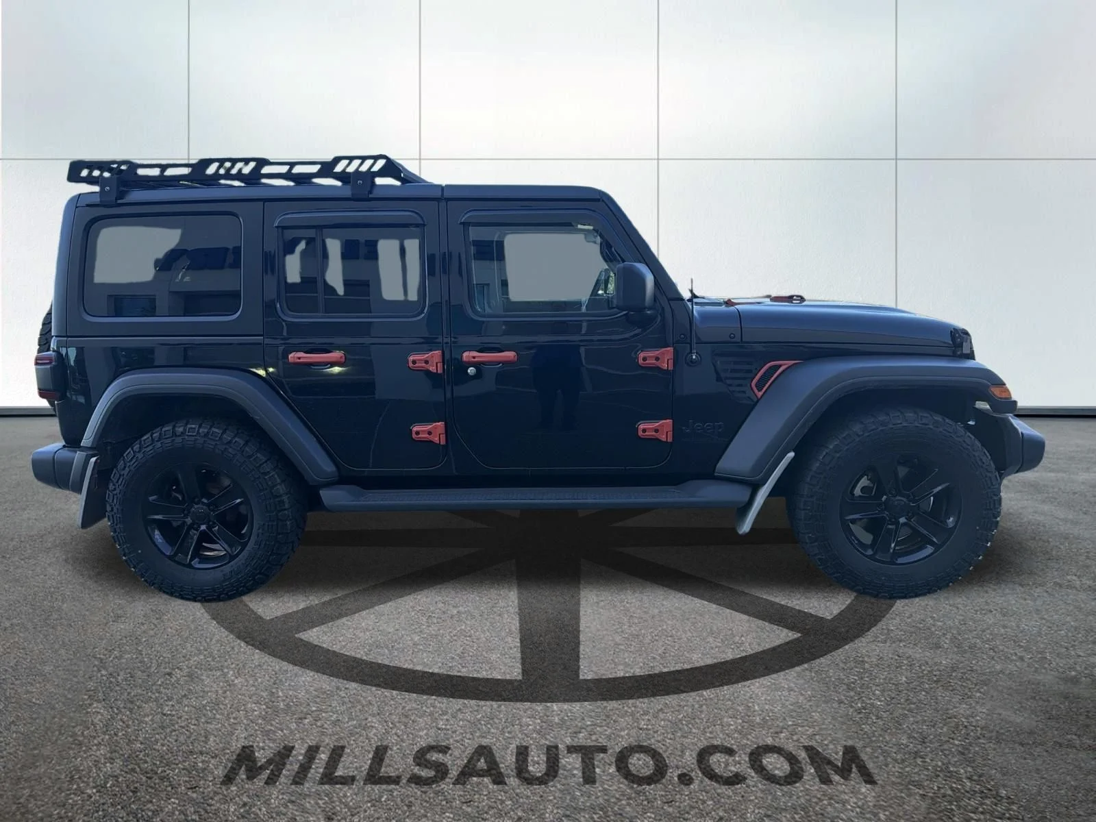Used 2021 Black Jeep Unlimited Sport Altitude image 3