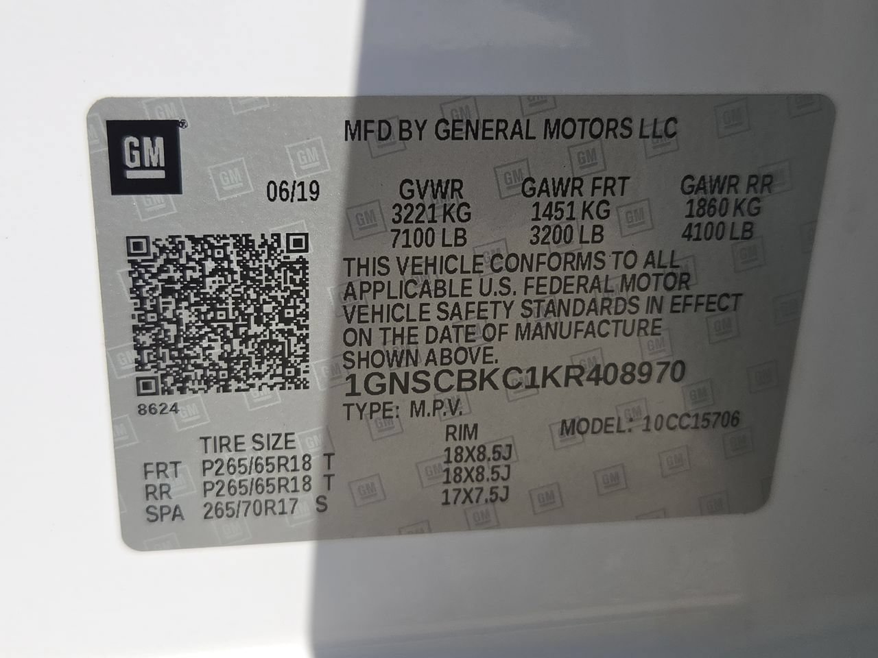 Used 2019 SUMMIT WHITE Chevrolet LT image 35