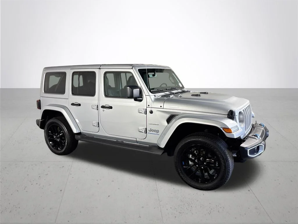 Used 2023 Silver Jeep Sahara 4xe image 4