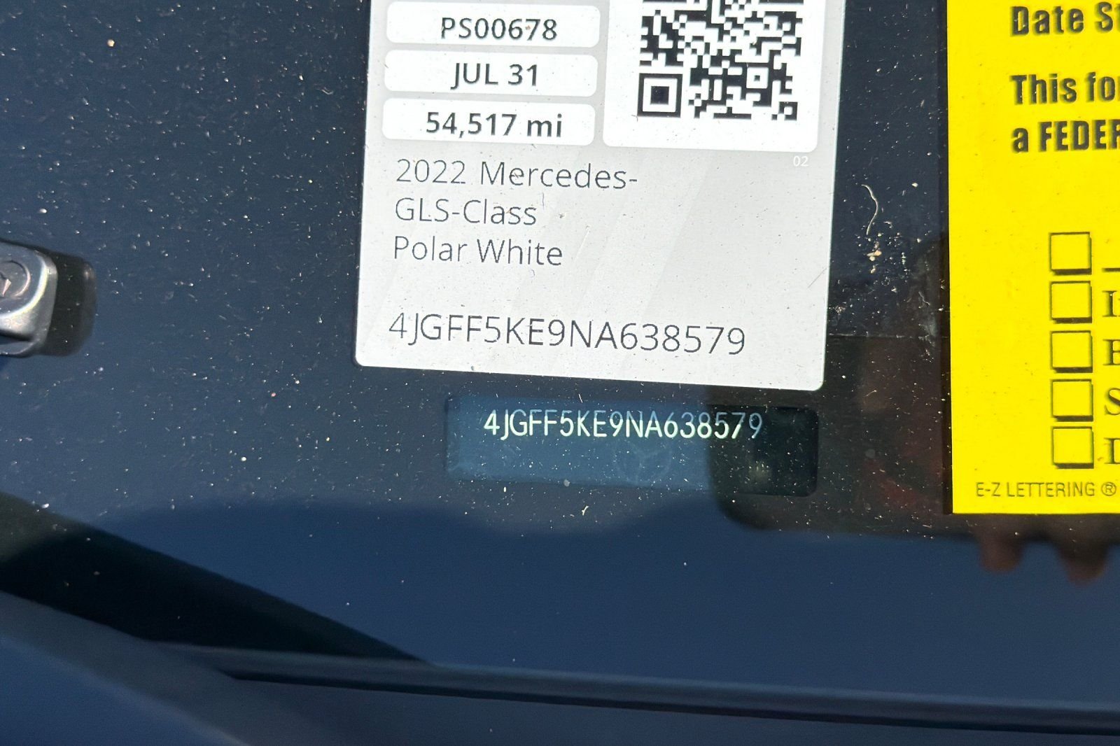 Certified Used 2022 White Mercedes-Benz GLS 450 image 18