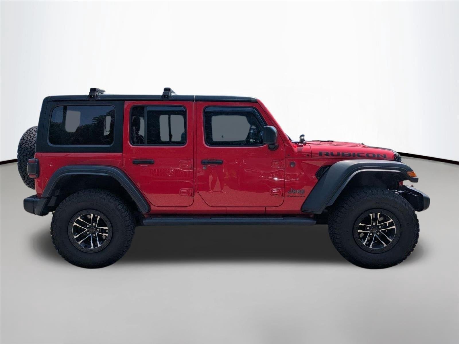Used 2024 Firecracker Red Clearcoat Jeep Rubicon image 4