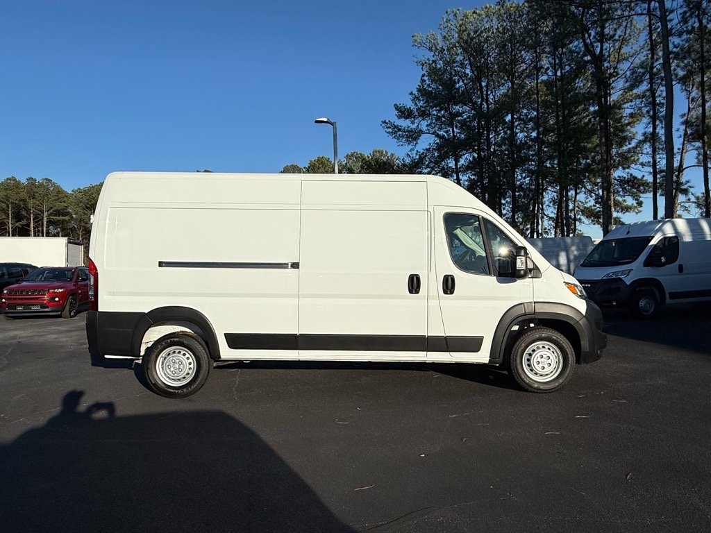 New 2026 Bright White Clear-Coat Exterior Paint RAM Cargo Van Tradesman High Roof 159" WB w/Pass Seat image 2