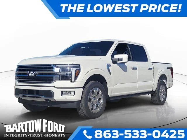 New 2026 White Metallic Ford Platinum image 1