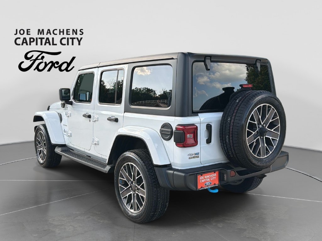 Used 2023 White Jeep Sahara 4xe image 7