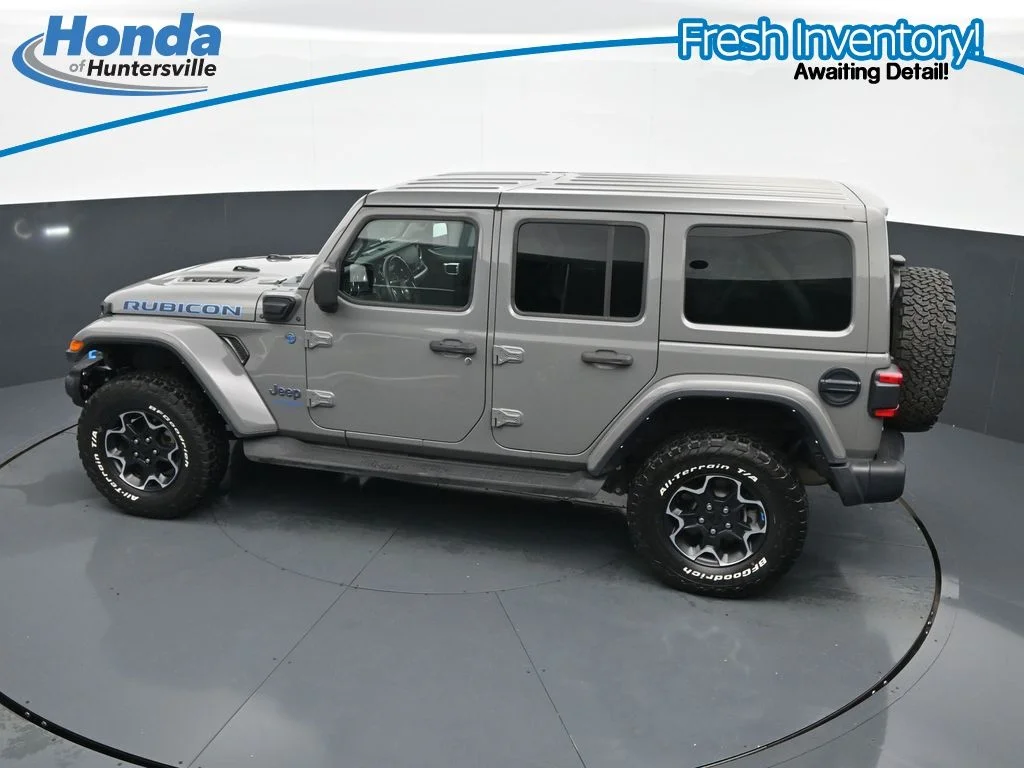 Used 2022 Gray Clearcoat Jeep Unlimited Rubicon 4xe image 24