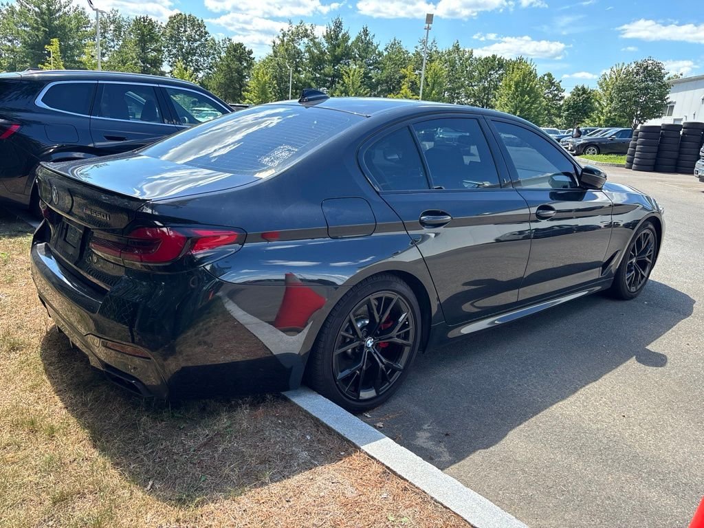 Certified Used 2023 Black Sapphire Metallic BMW M550i xDrive image 5