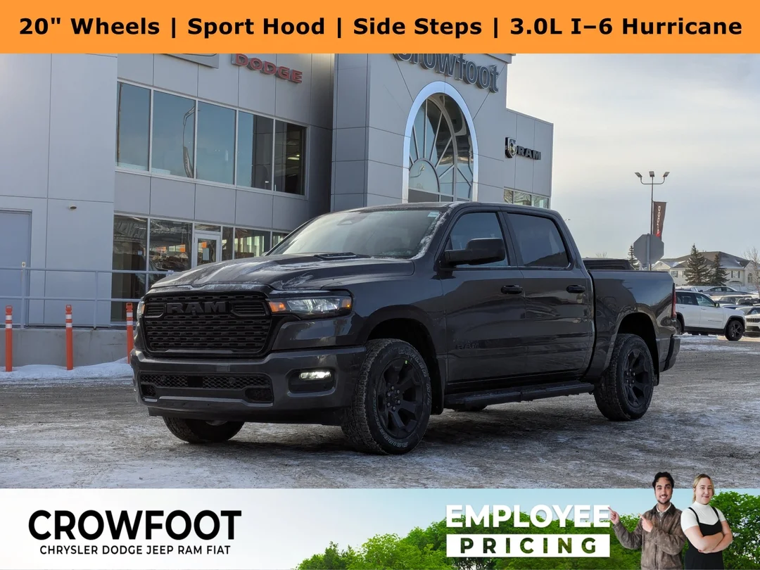 New 2026 Grey RAM Express - - Hurricane Turbo - Sport Hood - Black Side Steps - Remote Start & More! image 1