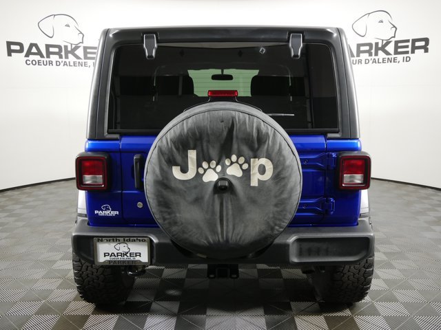 Used 2018 Ocean Blue Metallic Clearcoat Jeep Sport S image 6