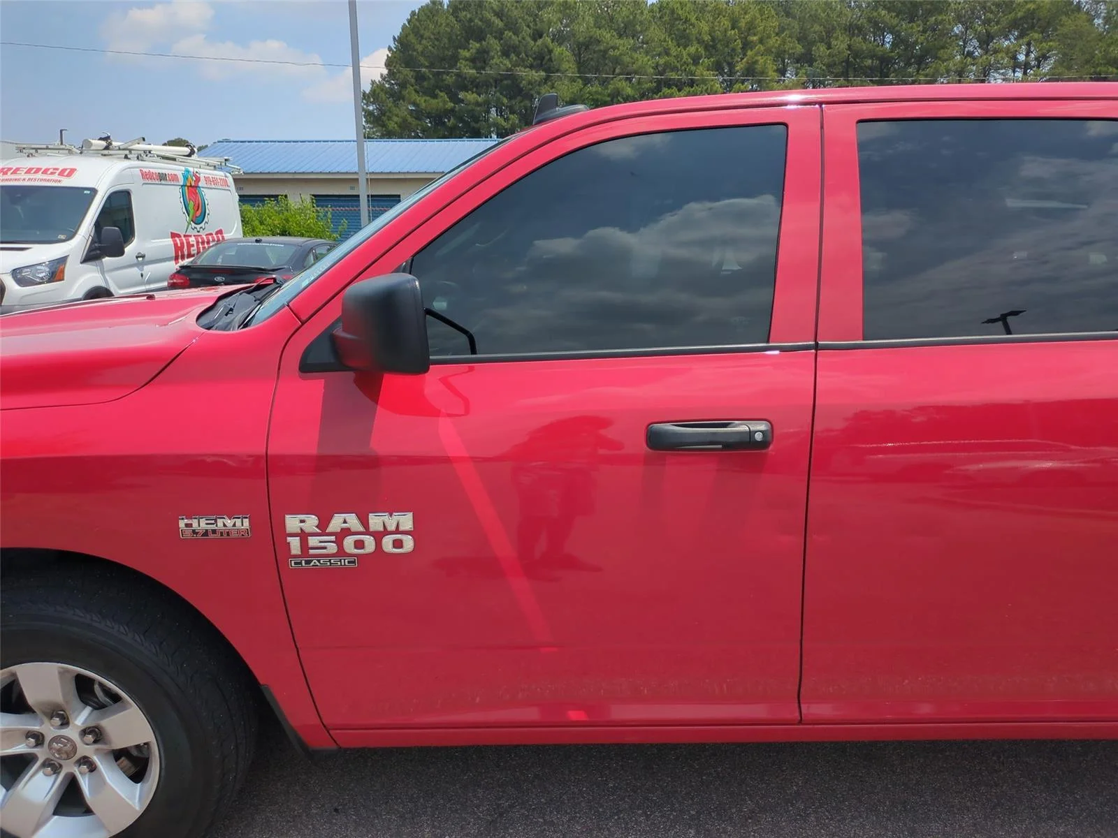 Used 2021 Flame Red Clearcoat Ram Tradesman image 15