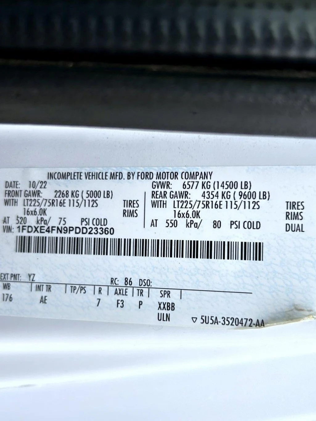 Used 2023 White Ford Base image 22