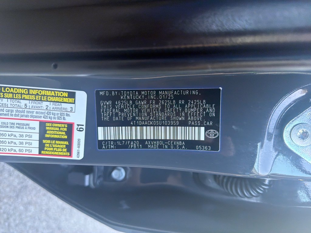 Used 2025 Black Toyota LE image 24