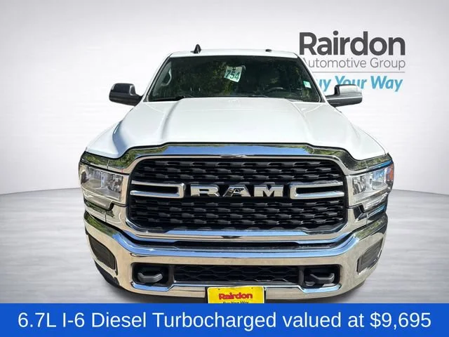 Used 2022 Bright White Clearcoat Ram Big Horn image 2