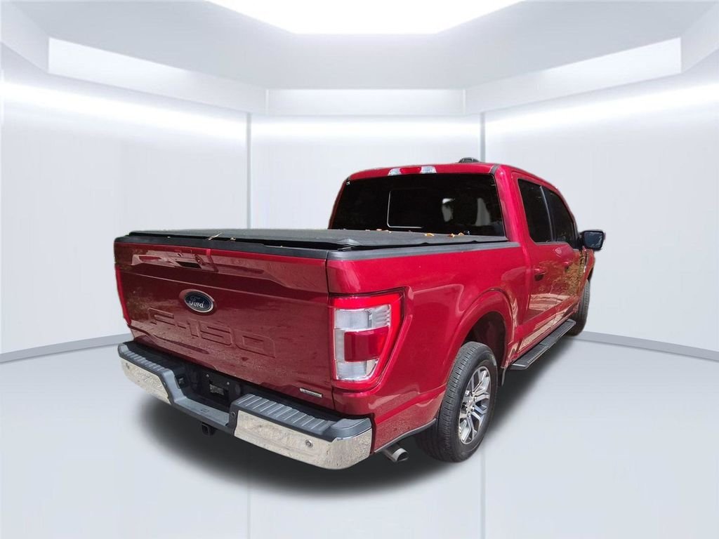 Used 2022 Red Metallic Ford Lariat image 3