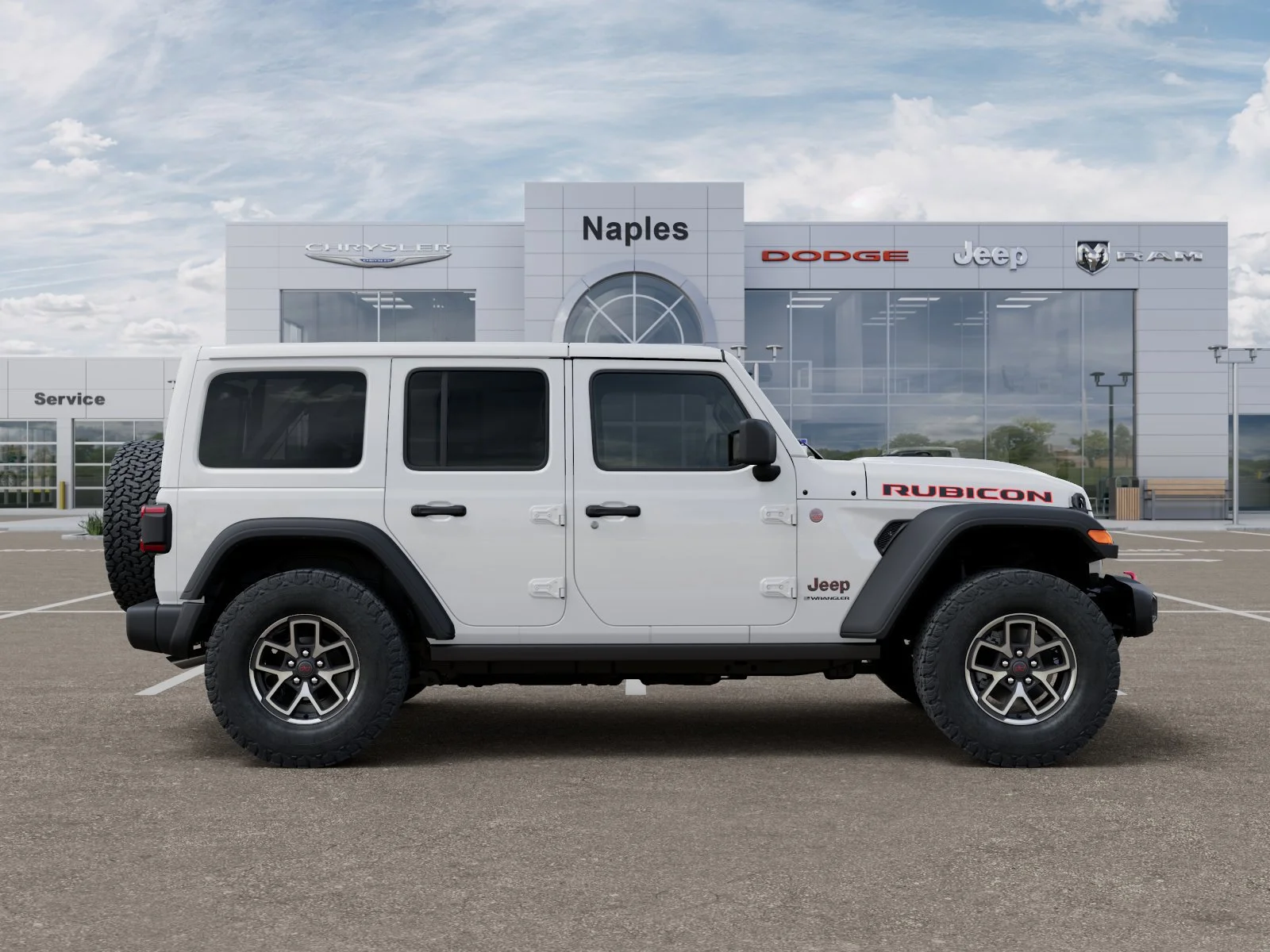 New 2026 Bright White Clear-Coat Exterior Paint Jeep Rubicon image 21