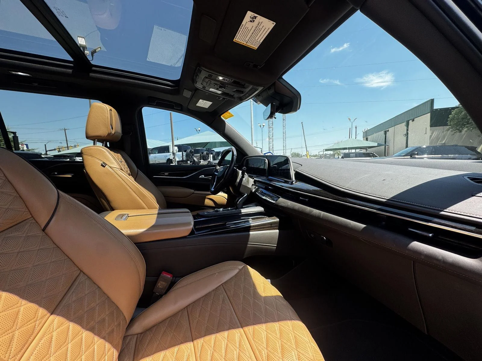 Used 2023 Dark Moon Blue Metallic Cadillac 4WD Premium Luxury image 13