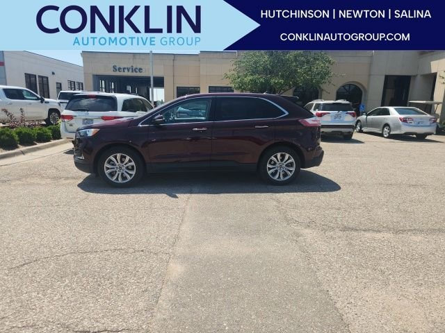 Used 2024 Red Ford Titanium image 1