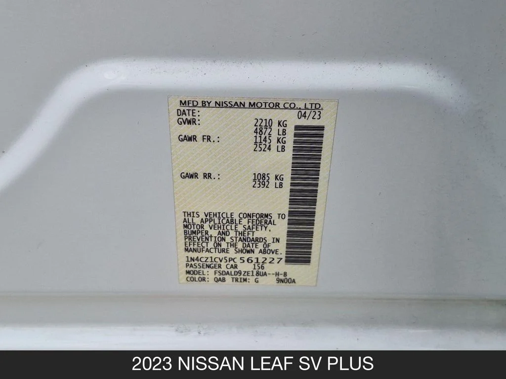 Used 2023 White Nissan SV Plus image 25