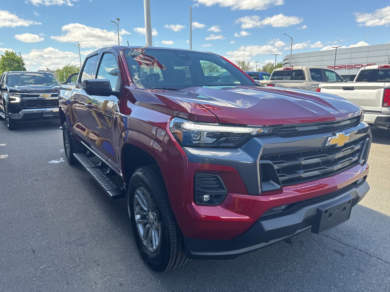 New 2026 Radiant Red Tintcoat Chevrolet LT with Convenience Package - Spray-On Bedliner image 4