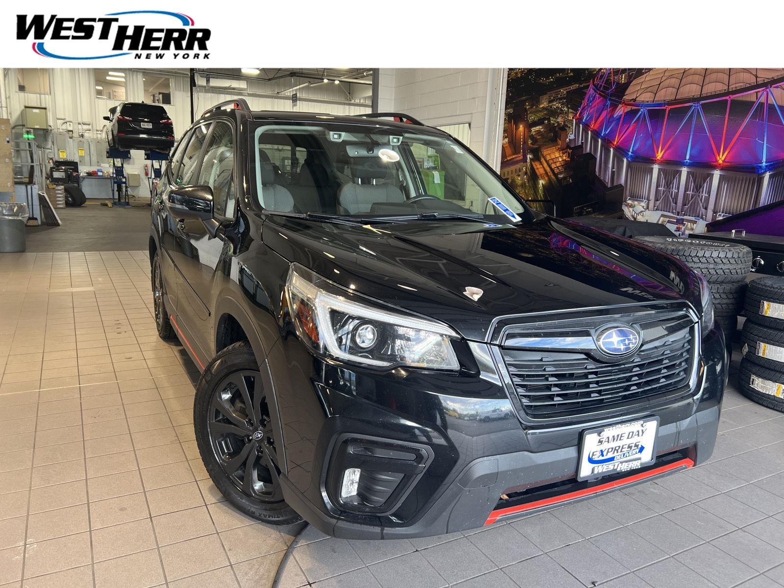 Used 2021 Crystal Black Silica Subaru Sport image 1