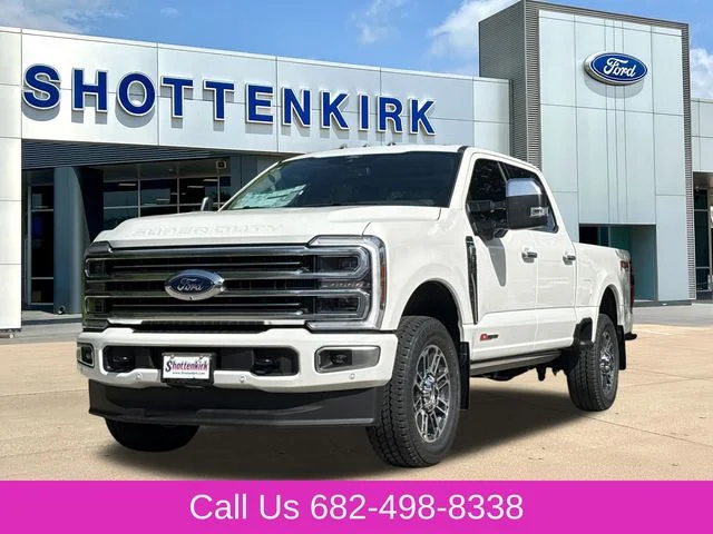 New 2026 Star White Metallic Tri-Coat Ford F-350® Platinum® image 3