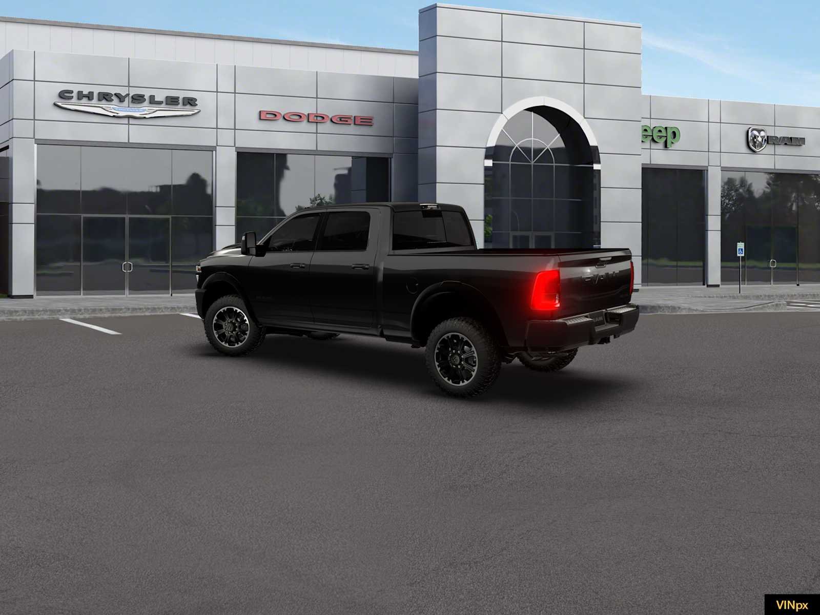 New 2026 Diamond Black Crystal Pearlcoat RAM Rebel image 4