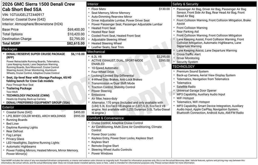 New 2026 Coastal Dune GMC Denali image 24