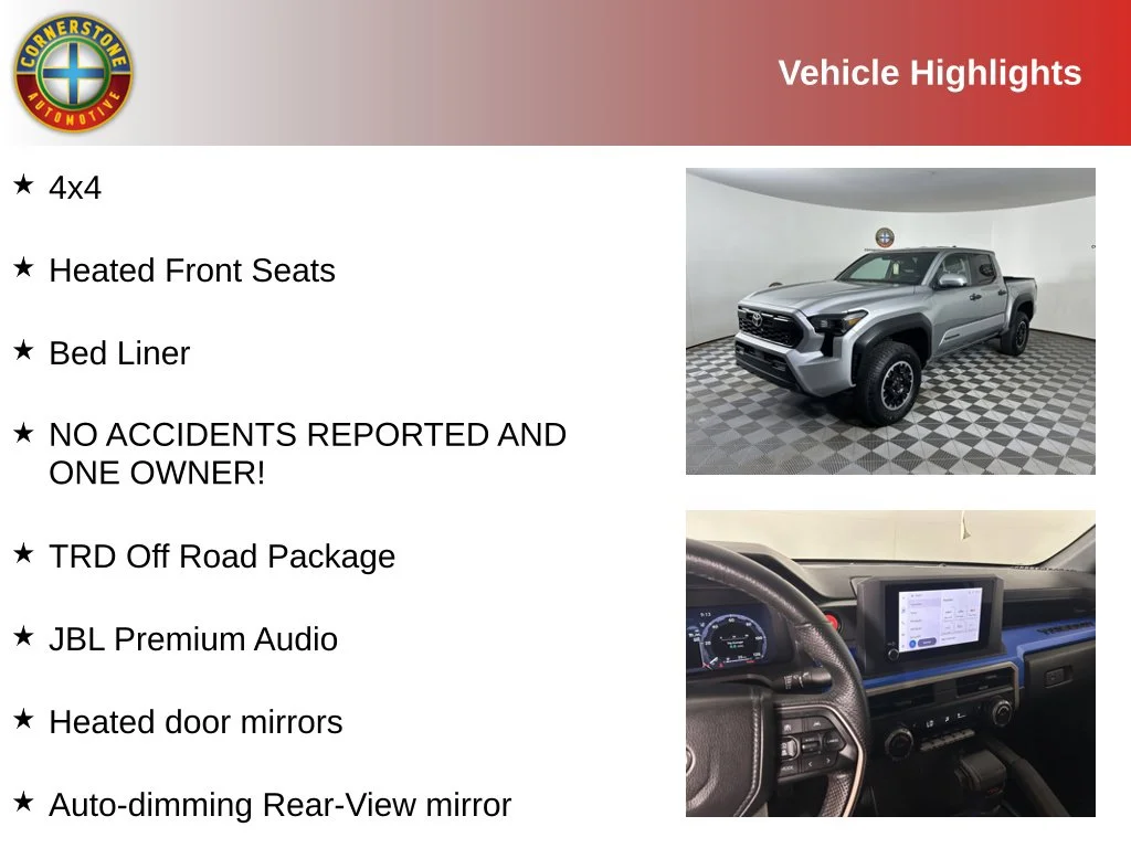 Used 2025 Toyota Tacoma TRD Off Road with VIN 3TMLB5JN7SM109781 for sale in Elk River, Minnesota
