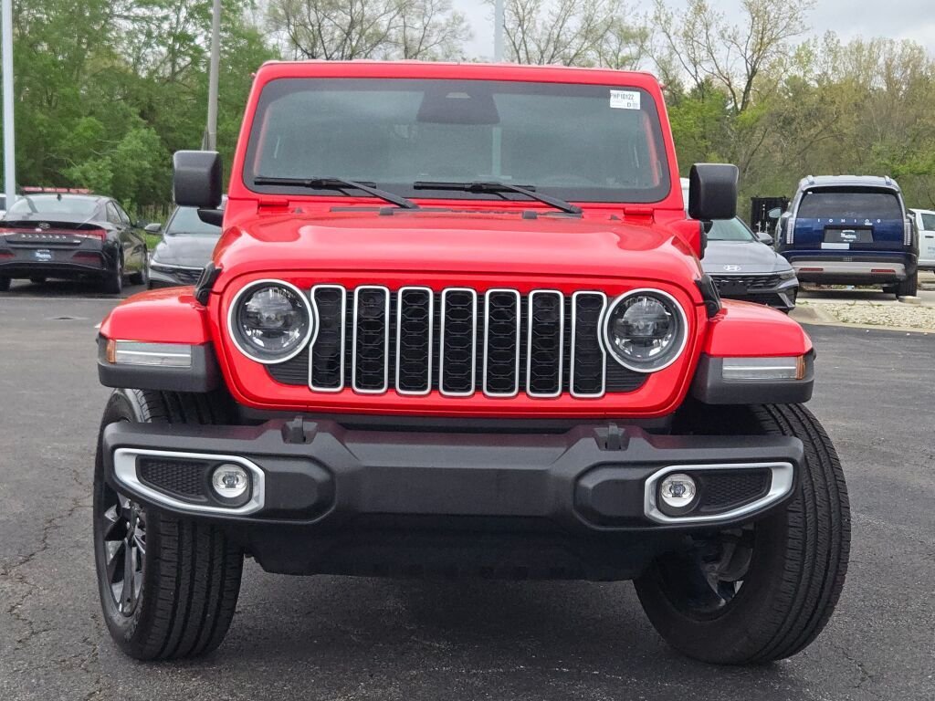 Used 2025 Red Jeep Sahara 4xe image 4