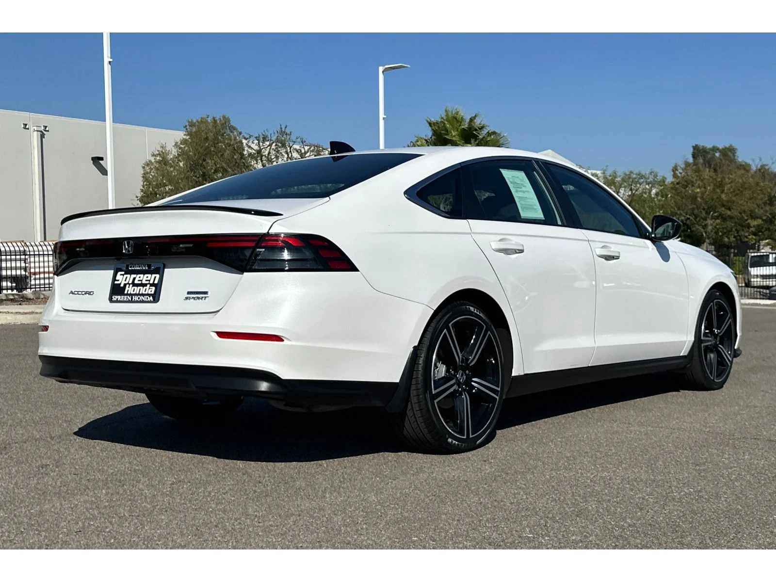 Used 2025 Platinum White Pearl Honda Sport image 6