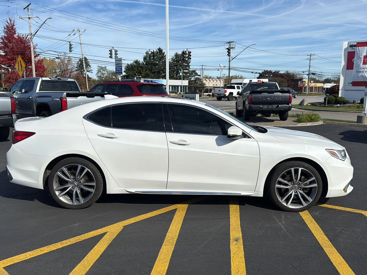 Used 2020 Platinum White Pearl Acura SH-AWD V6 w/Tech image 2