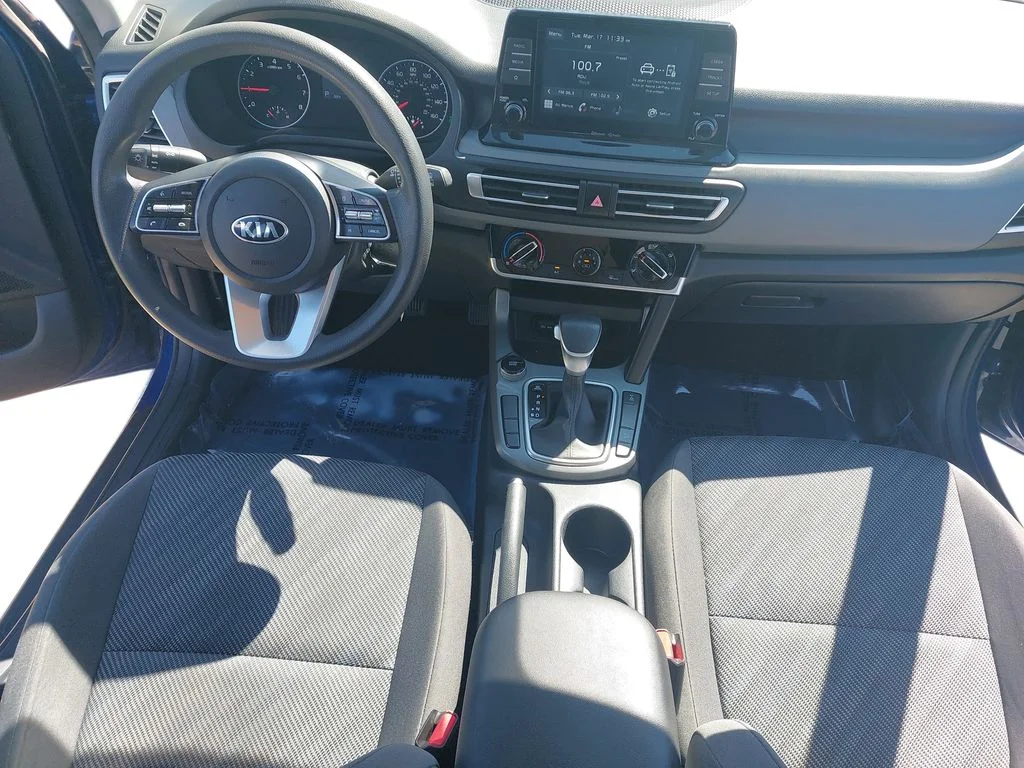 Used 2021 Blue Kia LX image 9