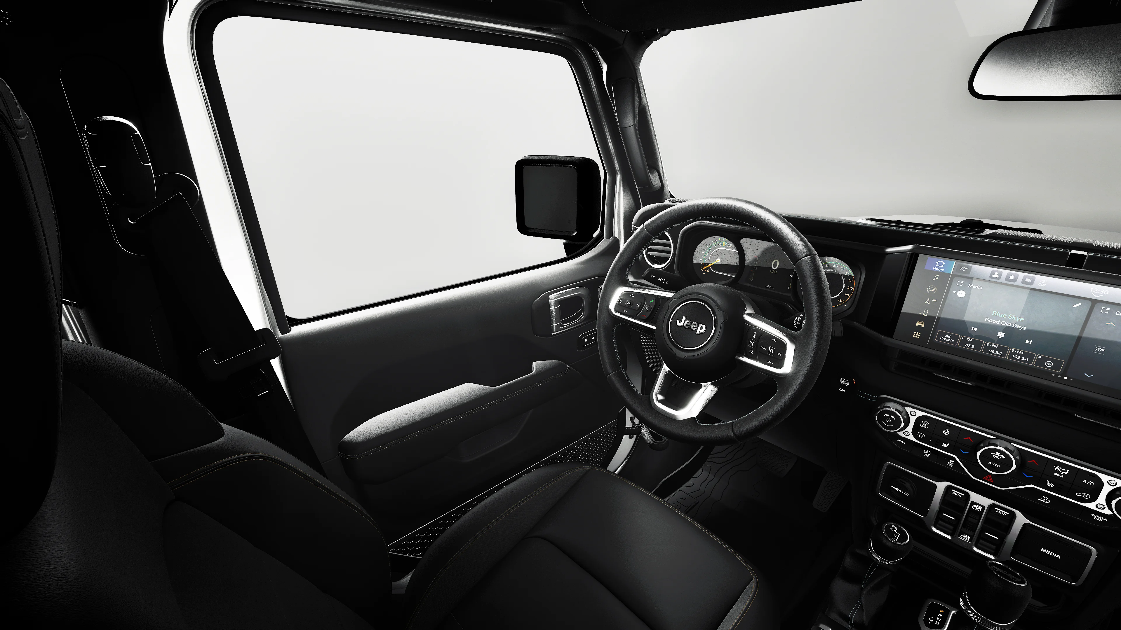 New 2027 Bright White Clear-Coat Paint Jeep Sahara image 8