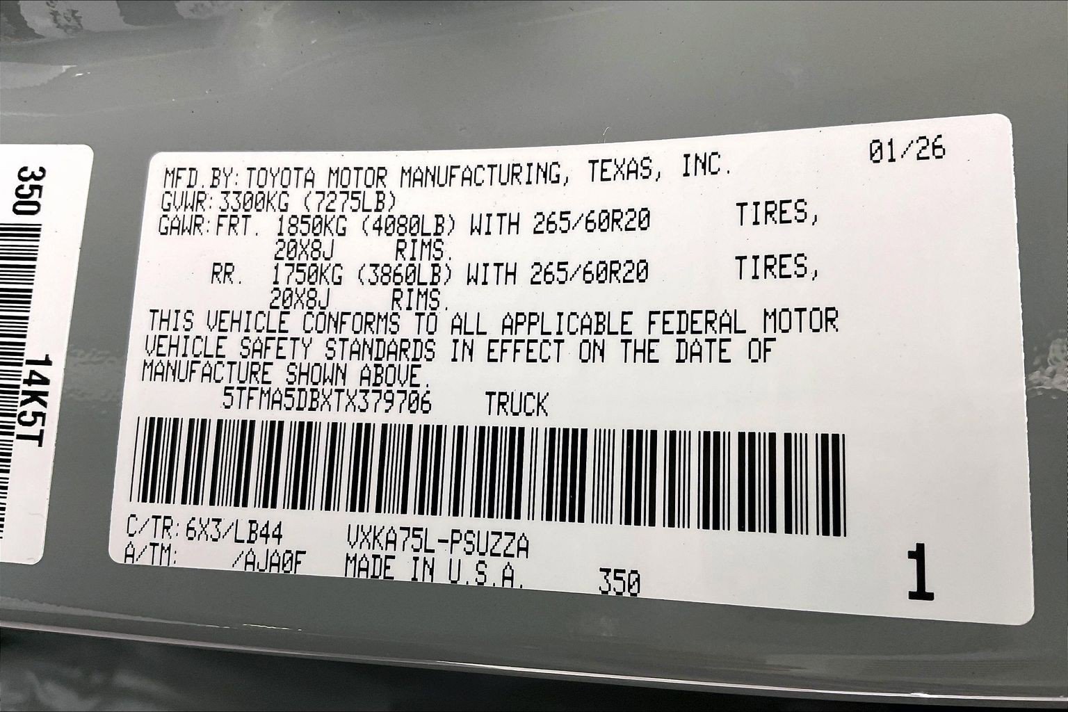 2026 Toyota Tundra 1794 Edition - Photo 20