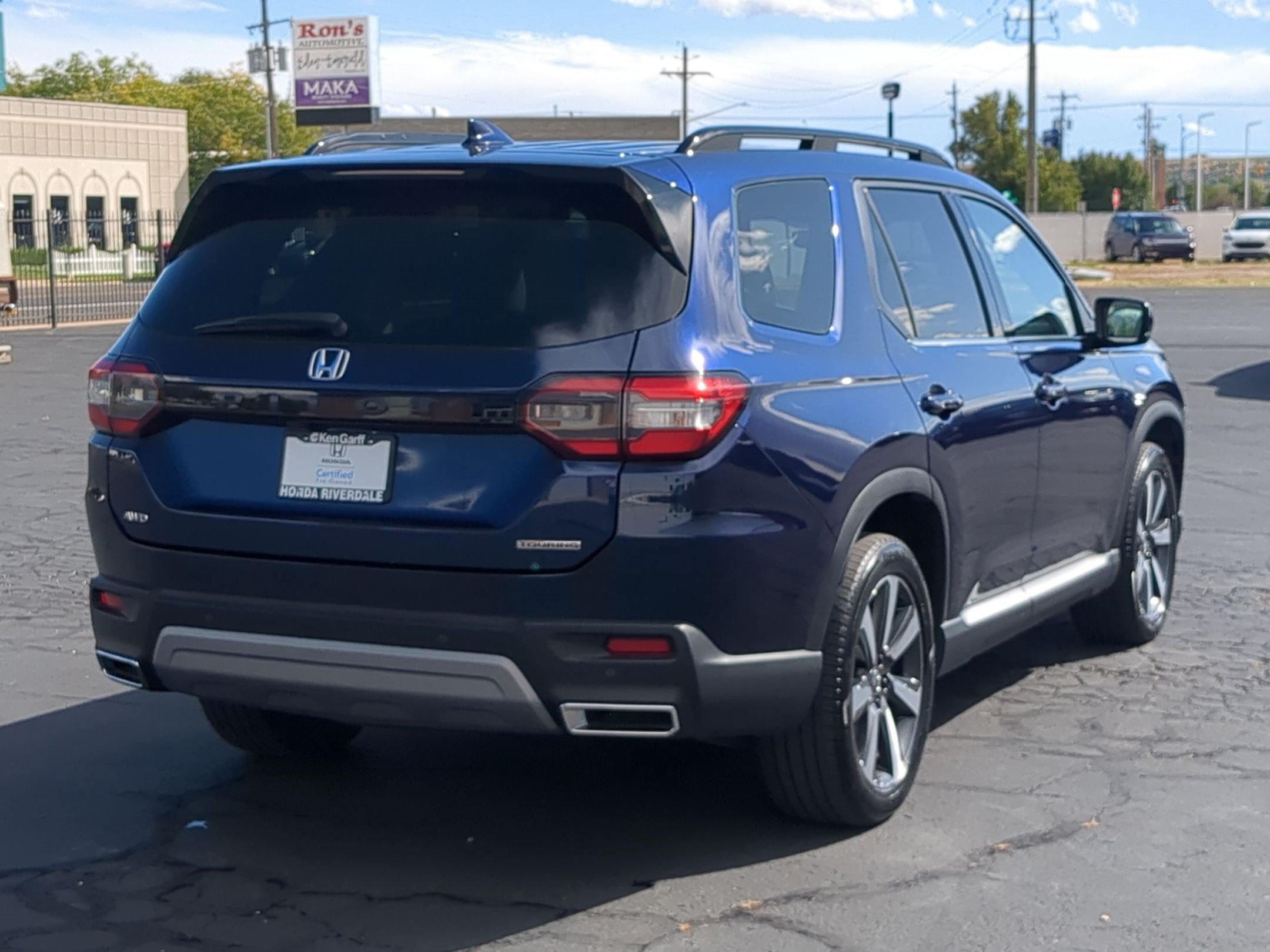 Certified Used 2025 Obsidian Blue Pearl Honda Touring image 3