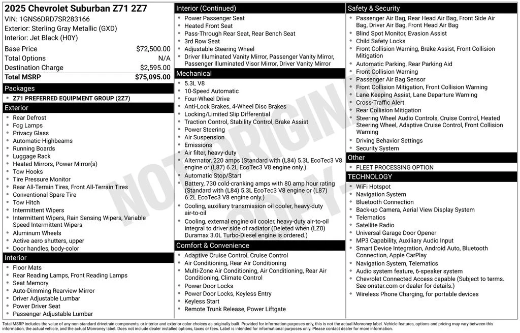 Used 2025 Gray Chevrolet Z71 image 2