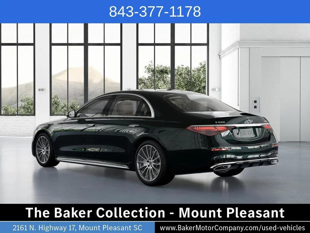 Certified Used 2026 Emerald Green Metallic Mercedes-Benz S 500 image 29