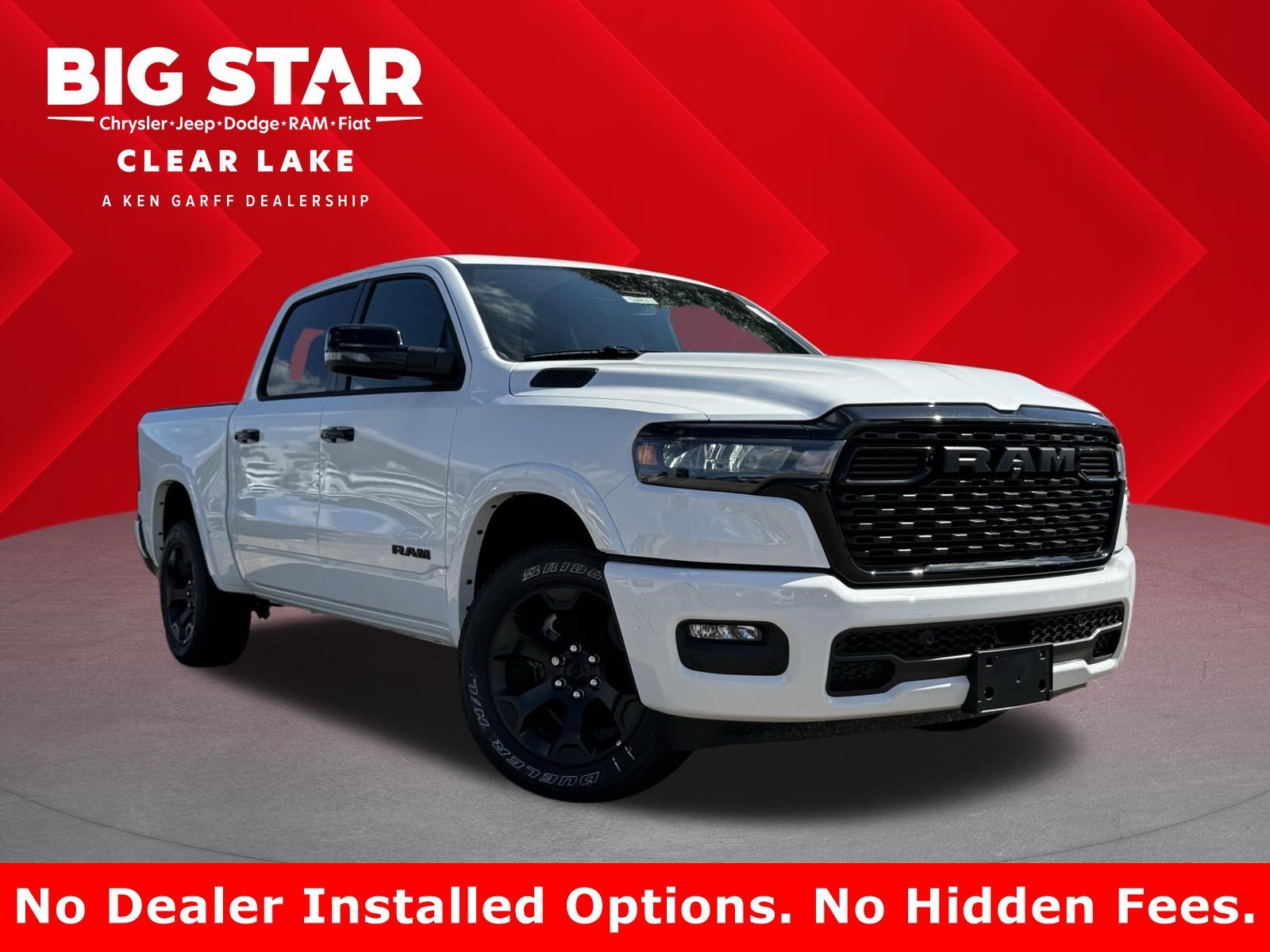 New 2026 Bright White Clear-Coat Exterior Paint RAM Lone Star image 1