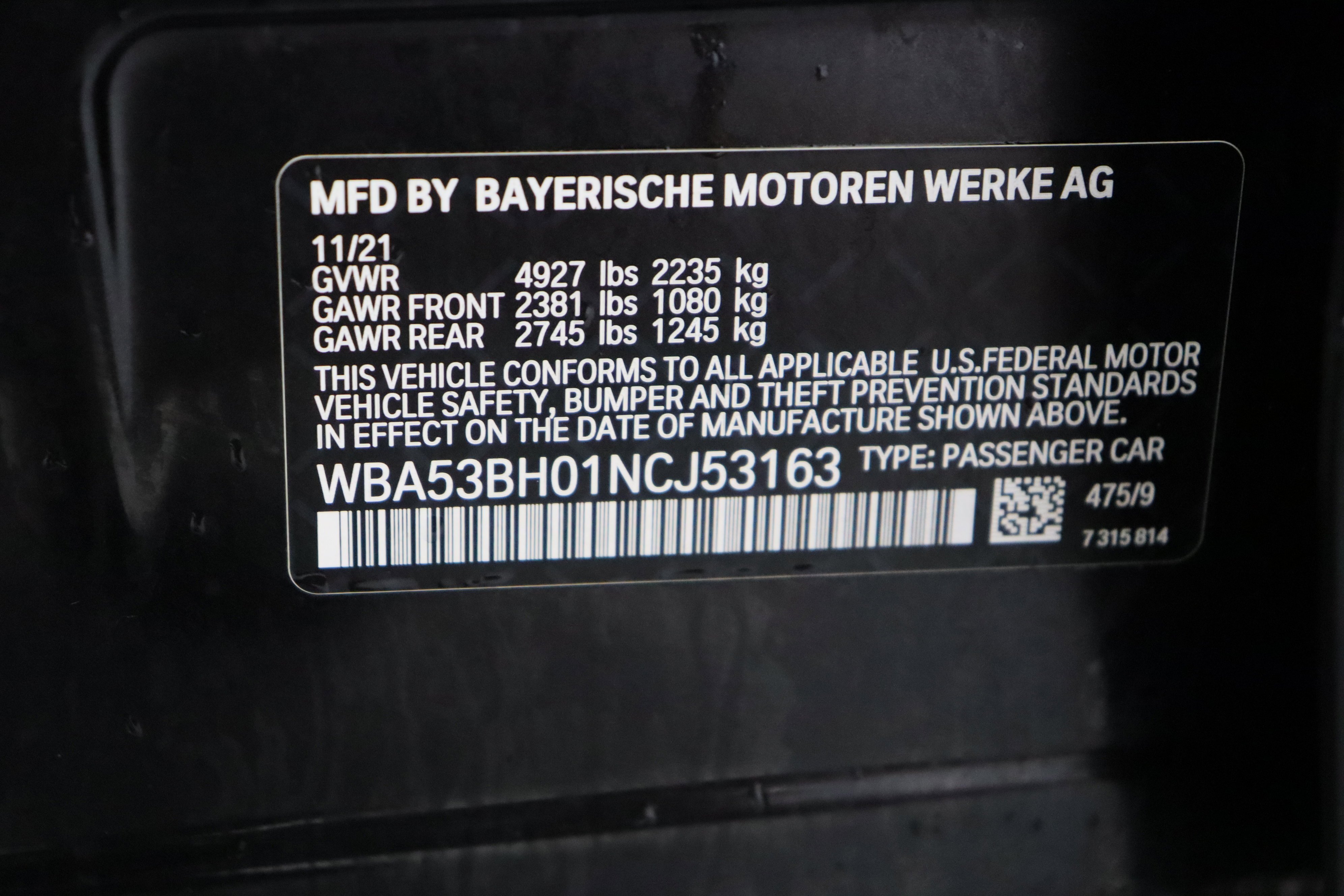Used 2022 Black Sapphire Metallic BMW 530i xDrive 2.0T image 45